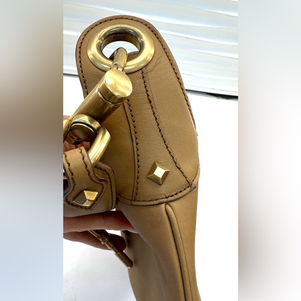 Gucci Jackie o’Hobo Neutral Leather Piston Lock Rose Gold Hardware Small Size - Picture 5 of 7